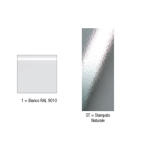 OFFERTISSIMA Box doccia apertura scorrevole angolare cristallo stampato da 6 mm profilo bianco  EST.70/80x92/102 cm serie Brio - 2B Box docce